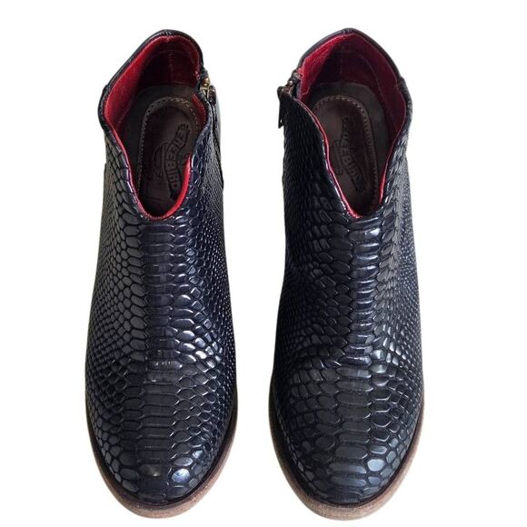 Freebird Detroit Snake Print Black Boots Size 9 - Picture 5 of 12